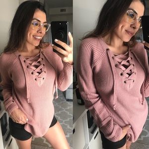 Sweaters - Pink Sweater Sweaters - Pink Sweater